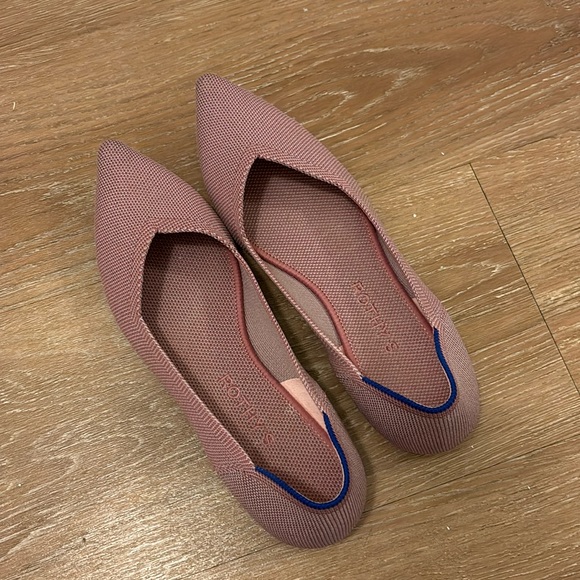 Rothy's Shoes - Pink Rothy pointed flats